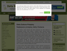 Tablet Screenshot of dieta-dukana-przepisy.pl